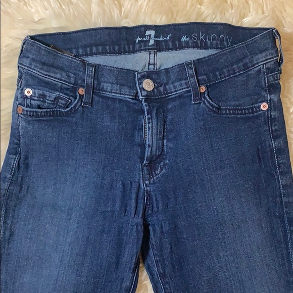 7 For All Mankind The Skinny Jeans - Picture 1 of 6